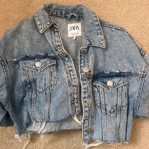 Zara Blue Denim Jacket